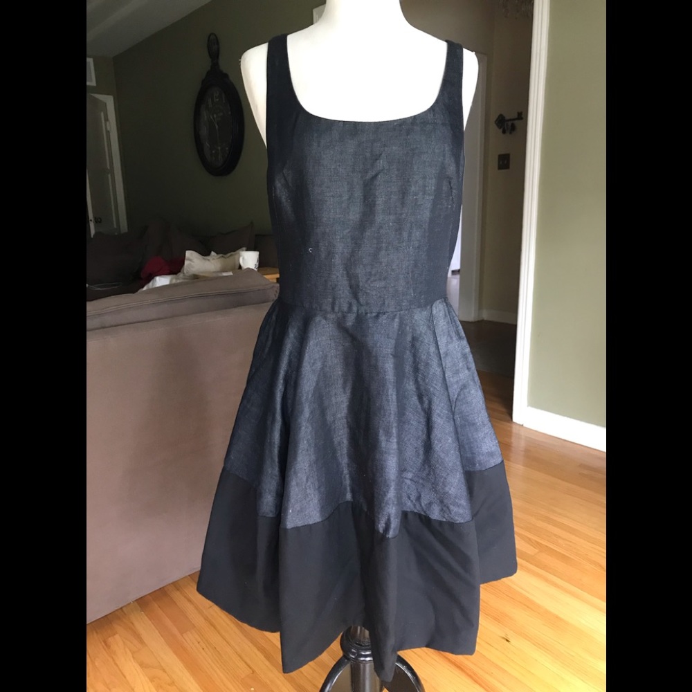 GAP denim swing dress.